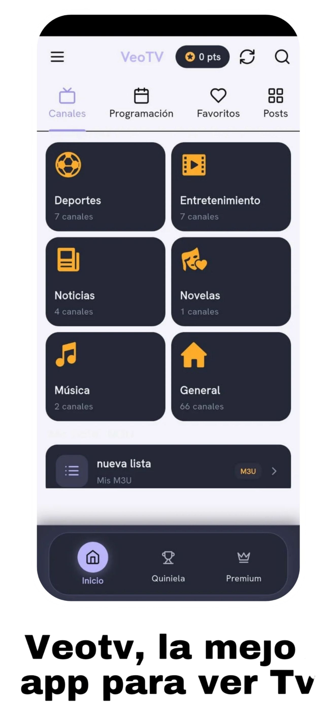 VeoTV canales en vivo